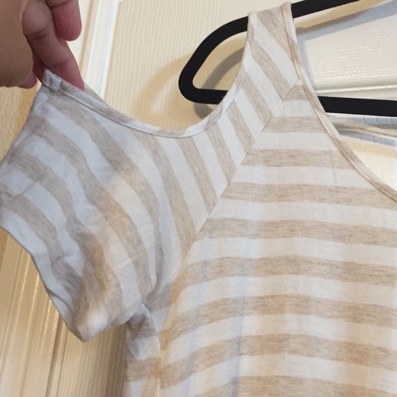 Kut from the Cloth Cold Shoulder Striped Top - Picture 3 of 6